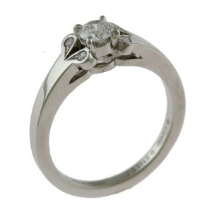 Cartier pt950 solitaire diamond - Gem 